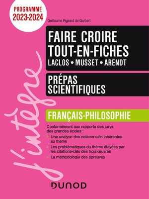 cover image of Thème Français-philosophie--Tout-en-fiches